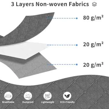 90L Large Storage Bag, 4 Pack Foldable Blanket Storage Bins, Clothing Storage Bins, Foldable Clothes Organizer and Storage Containers with Lids and Handle for Organizing Bedroom, Closet, Clothing