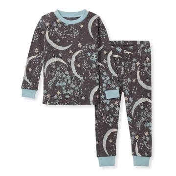 Burt's Bees Baby Organic Cotton Boys' Pajamas Set - Celestial Moon