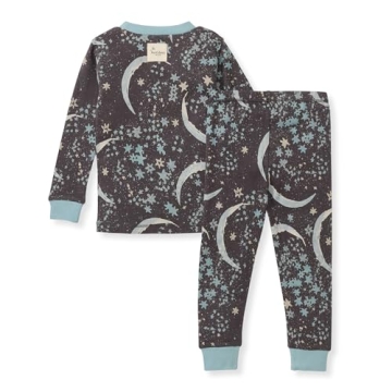 Organic Cotton Boys' Pajamas Set - Celestial Moon