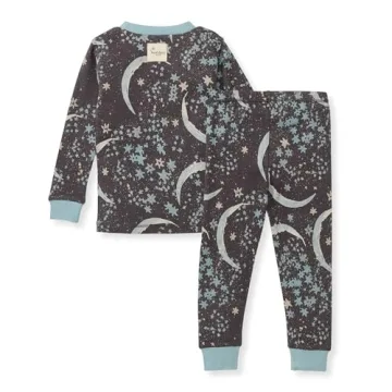 Organic Cotton Boys' Pajamas Set - Celestial Moon