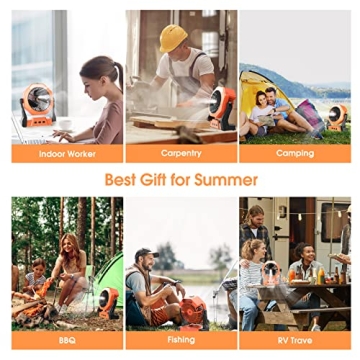 Ausic Portable Misting Fan for Summer Relief