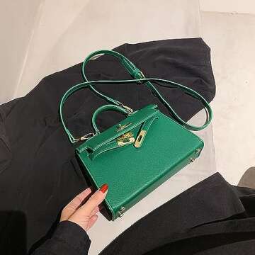 Women PU Fashion Designer Handbags Crossbody Bags Top Handle Satchel with Detachable Strap Luxury Tote Bag