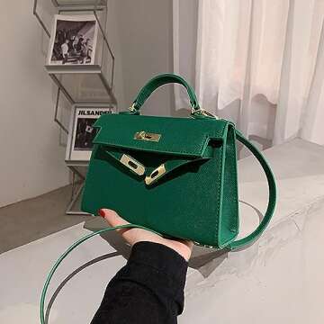 Women PU Fashion Designer Handbags Crossbody Bags Top Handle Satchel with Detachable Strap Luxury Tote Bag