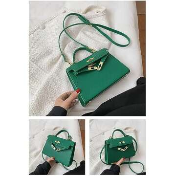 Women PU Fashion Designer Handbags Crossbody Bags Top Handle Satchel with Detachable Strap Luxury Tote Bag