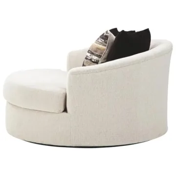 Cambri Oversized 360-Degree Swivel Chair for Comfort
