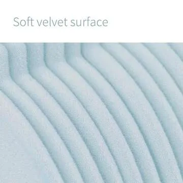 ManGotree Kids Velvet Clothes Hangers 15Pack Space Saving Non-Slip