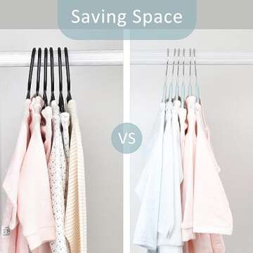 ManGotree Kids Velvet Clothes Hangers, Baby Childrens Hangers for Clothes Space Saving Non-Slip 15Pack (Blue)