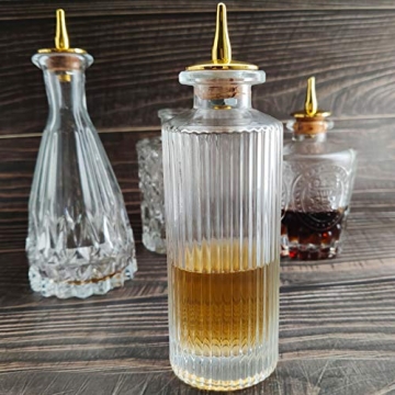 Elegant LINALL Bitters Bottle for Cocktails and More