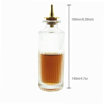 Elegant LINALL Bitters Bottle for Cocktails and More