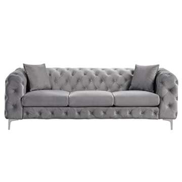Morden Fort Velvet Couch Sofa for Modern Living Spaces