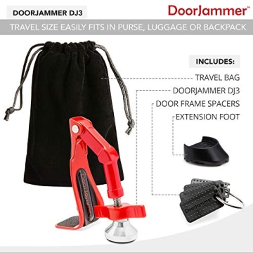 DoorJammer DJ3 Lock Brace - Secure Your Space Anywhere