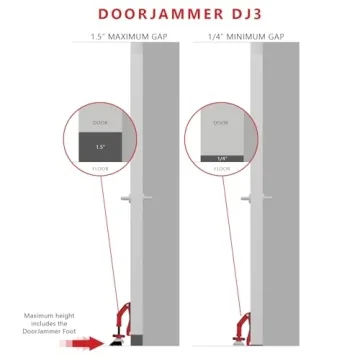DoorJammer DJ3 Lock Brace - Secure Your Space Anywhere