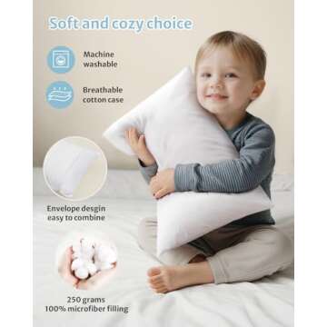 Babebay Toddler Pillow - Soft Support for Kids