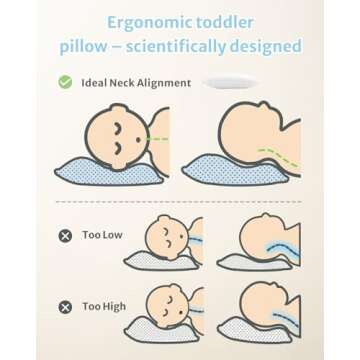 Babebay Toddler Pillow - Soft Support for Kids