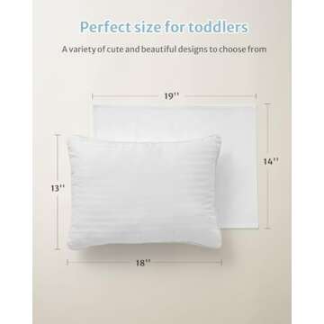 Babebay Toddler Pillow - Soft Support for Kids