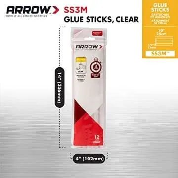 Arrow SS3M Slow Set Glue Sticks for Crafting and Repairs