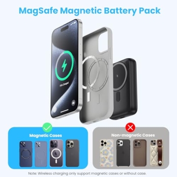 Magnetic Portable Charger 10800mAh Wireless Power Bank