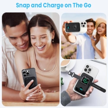 Magnetic Portable Charger 10800mAh Wireless Power Bank