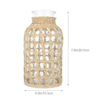 DOITOOL Farmhouse Vase for Vintage Floral Decor