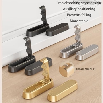 XSGTZMJ Hooks - Elegant Gold Folding Coat Hooks for Home