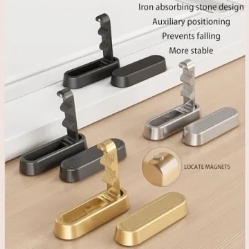 XSGTZMJ Hooks - Elegant Gold Folding Coat Hooks for Home