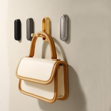 XSGTZMJ Hooks - Elegant Gold Folding Coat Hooks for Home