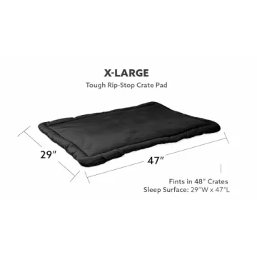 Durable Dog Crate Pad for X-Large Crates - K9 Ballistics