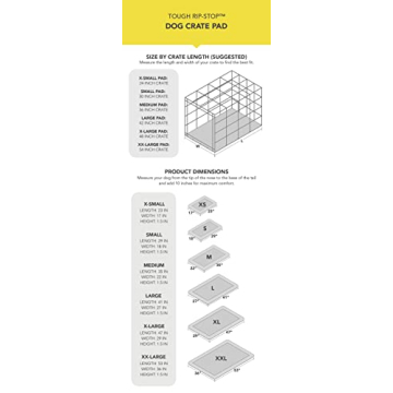 Durable Dog Crate Pad for X-Large Crates - K9 Ballistics