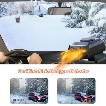 New Upgrade Portable Car Heater, 60s Fast Demisting Defroster, 12V 150W Auto Heater and Cooler with ...