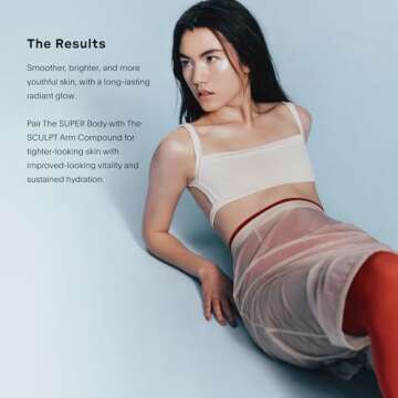 U Beauty The SUPER Body Hydrator - Mega-Dose Hyaluronic Acid Body Moisturizing Cream with Niacinamide and Squalane for Smooth, Bright, and Renewed-Looking Skin For Up To 48 Hours - 6.7 fl oz