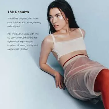 U Beauty The SUPER Body Hydrator - Mega-Dose Hyaluronic Acid Body Moisturizing Cream with Niacinamide and Squalane for Smooth, Bright, and Renewed-Looking Skin For Up To 48 Hours - 6.7 fl oz