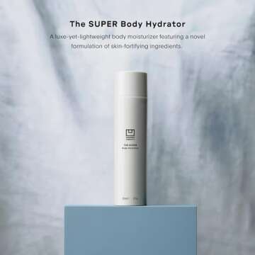U Beauty The SUPER Body Hydrator - Mega-Dose Hyaluronic Acid Body Moisturizing Cream with Niacinamide and Squalane for Smooth, Bright, and Renewed-Looking Skin For Up To 48 Hours - 6.7 fl oz