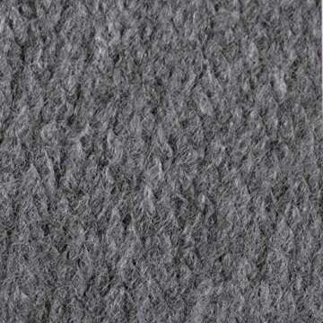 Caron One Pound Solids Yarn, 16oz, Gauge 4 Medium, 100% Acrylic - Medium Grey Mix- For Crochet, Knit...
