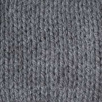 Caron One Pound Solids Yarn, 16oz, Gauge 4 Medium, 100% Acrylic - Medium Grey Mix- For Crochet, Knitting & Crafting ( 1 Piece )