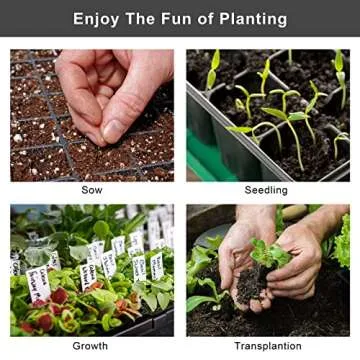 Elcoho 72 Cells Seed Starter Trays for Gardening Enthusiasts