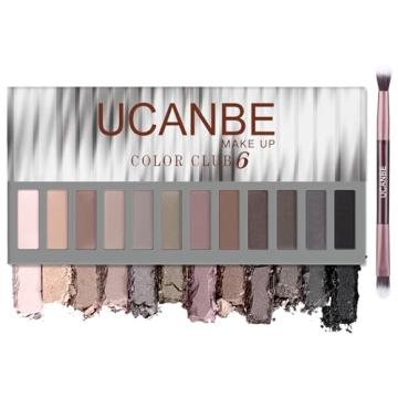 UCANBE 12 Color Eyeshadow Makeup Palette - Vibrant & Versatile
