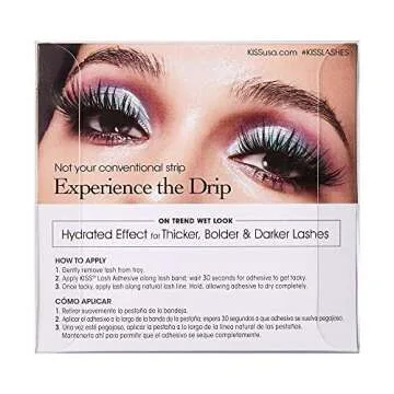 KISS Lash Drip False Eyelashes for Bold, Unique Looks