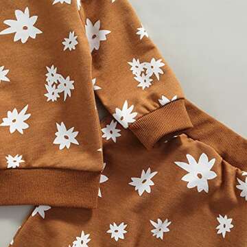 Newborn Infant Baby Girl Clothes Set Long Sleeve Sweatshirts Tops Pants Outfits Clothing Gifts