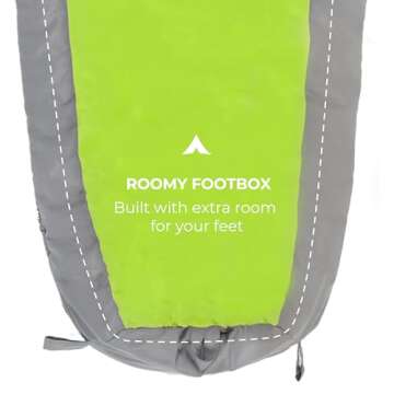 TETON Sports Trailhead, 20 Degree Sleeping Bag; Lightweight, Warm Mummy Sleeping Bag, Camping, Backpacking, Hiking