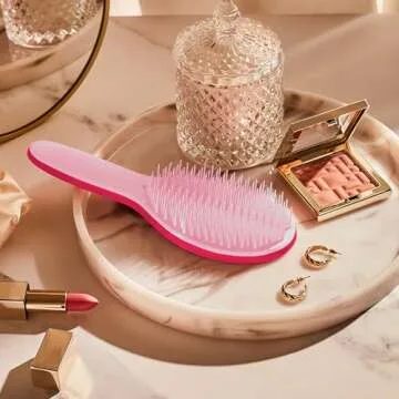 Tangle Teezer The Ultimate Styler Hair Styling Brush for Dry Styling, Maintains, Blends & Adds Volume, Texture & Shine, Sweet Pink