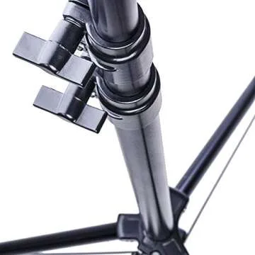 Flashpoint Pro Air-Cushioned Heavy-Duty Light Stand (Black, 9.5')