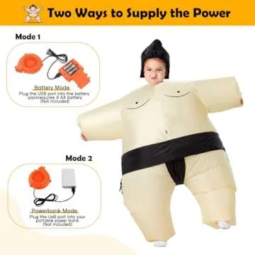 Inflatable Sumo Wrestler Costume for Kids