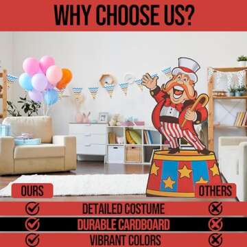 Fun Express Circus Ring Leader Stand-Up for Parties