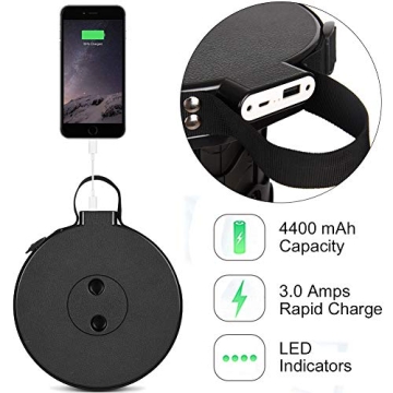 Hesanzol Portable Telescopic Stool with Charger