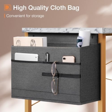 ODK White Marble Desk for Small Spaces - Stylish & Practical