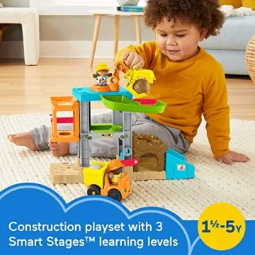 Fisher-Price Musical Construction Site Playset for Toddlers