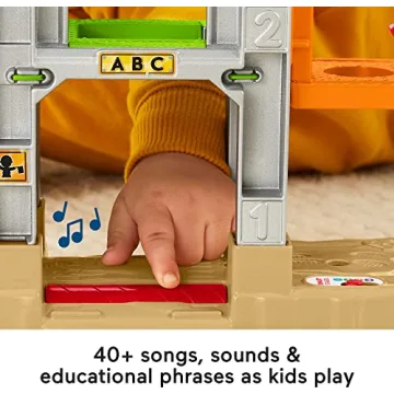 Fisher-Price Musical Construction Site Playset for Toddlers