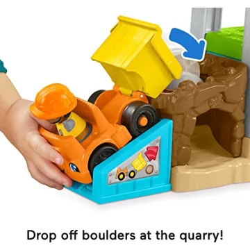 Fisher-Price Musical Construction Site Playset for Toddlers