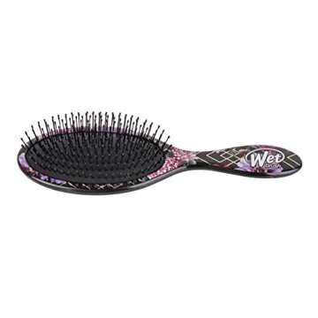Wet Brush Revelation Original Detangler Brush - Dark Floral - All Hair Types - Ultra-Soft IntelliFlex Bristles Glide Through Tangles with Ease - Protects Against Split Ends