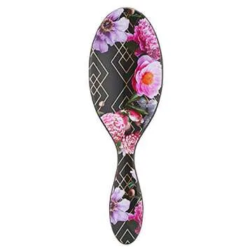 Wet Brush Revelation Original Detangler Brush - Dark Floral - All Hair Types - Ultra-Soft IntelliFlex Bristles Glide Through Tangles with Ease - Protects Against Split Ends